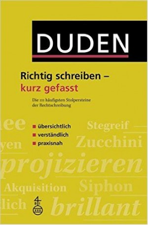 Duden Richtig schreiben – kurz gefasst